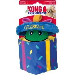 KONG Puzzlements Surprise Present Squeaky Plush Dog Toy -PetSafe Kong Shop 841614 PT2. AC SS1800 V1682442741