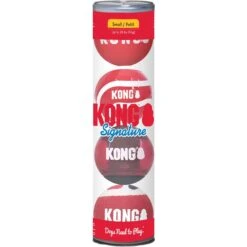 KONG Signature Balls Dog Toy, 4 Count 6 KONG Signature Balls Dog Toy, 4 Count -PetSafe Kong Shop 841670 PT2. AC SS1800 V1682442690