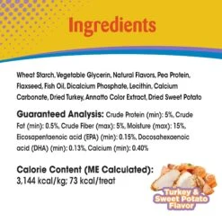 Nylabone Nubz Turkey & Sweet Potato Flavored Puppy Chew Treat, 8 Count & Nylabone Puppy Pacifier Teething Toy Chew Teething Pacifier Bacon -PetSafe Kong Shop 843390 PT7. AC SS1800 V1682601392