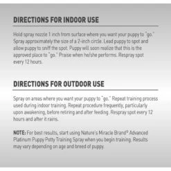 Nature's Miracle House-Breaking Potty Training Spray -PetSafe Kong Shop 846126 PT2. AC SS1800 V1701115838