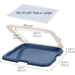IRIS USA Non-skid Dog Plastic Training Pad Holder 8 IRIS USA Non-skid Dog Plastic Training Pad Holder -PetSafe Kong Shop 846670 PT1. AC SS1800 V1683835900