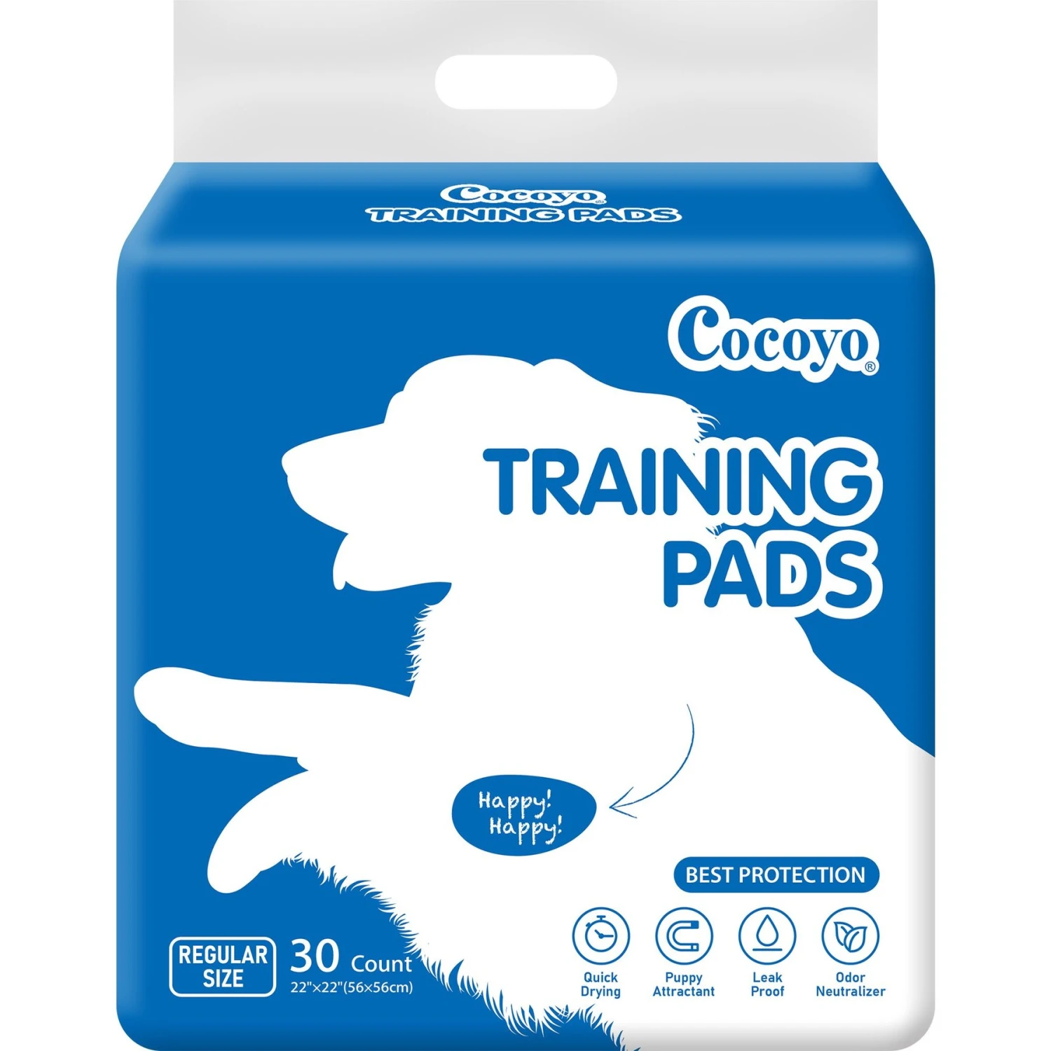 COCOYO Best Value Dog Training Pad, 22-in X 22-in, 30 Count 1 COCOYO Best Value Dog Training Pad, 22-in X 22-in, 30 Count