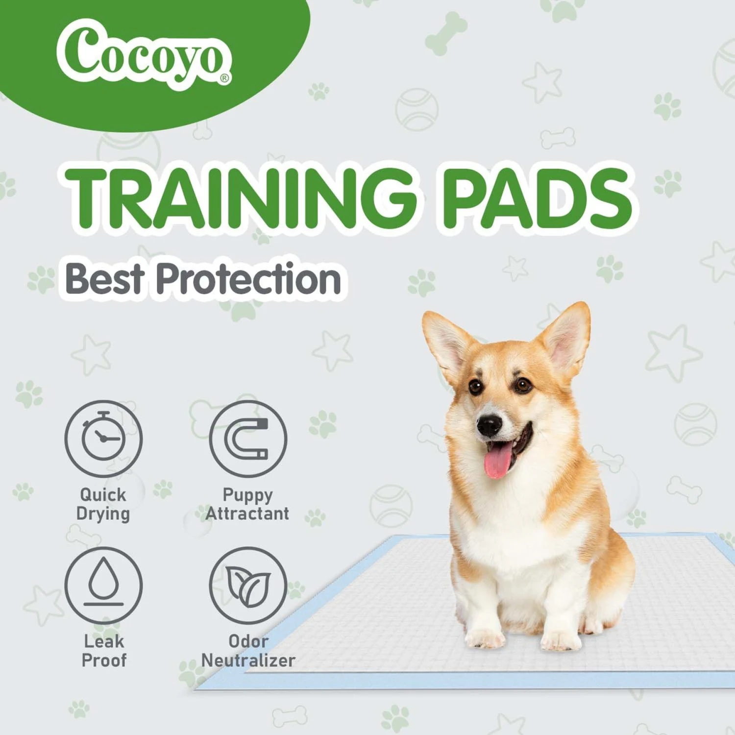 COCOYO Best Value Dog Training Pad, 22-in X 22-in, 30 Count 4 COCOYO Best Value Dog Training Pad, 22-in X 22-in, 30 Count - Image 4