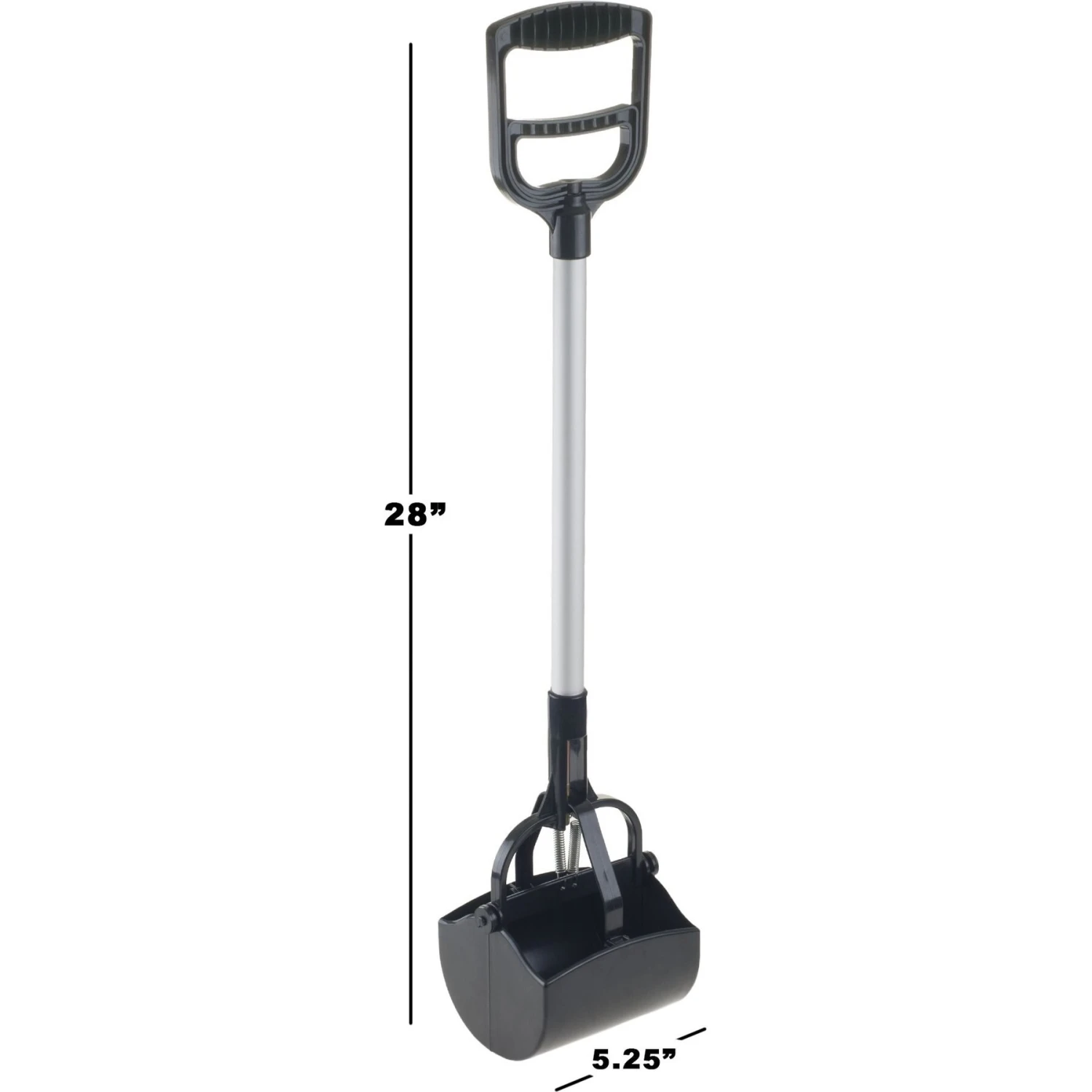 Pet Adobe Plastic & Aluminum Poop Grabber With Long Handle Cat & Dog Pooper Scooper, Black 5 Pet Adobe Plastic & Aluminum Poop Grabber With Long Handle Cat & Dog Pooper Scooper, Black - Image 5