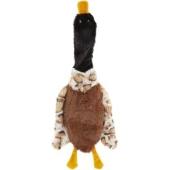 Ethical Pet Skinneeez Crinklers Bird Stuffing-Free Squeaky Plush Dog Toy, Color Varies