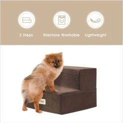 Friends Forever Milo 2-Step Non-Slip Small Dog & Cat Stairs 11 Friends Forever Milo 2-Step Non-Slip Small Dog & Cat Stairs -PetSafe Kong Shop 851406 PT3. AC SS1800 V1683836838