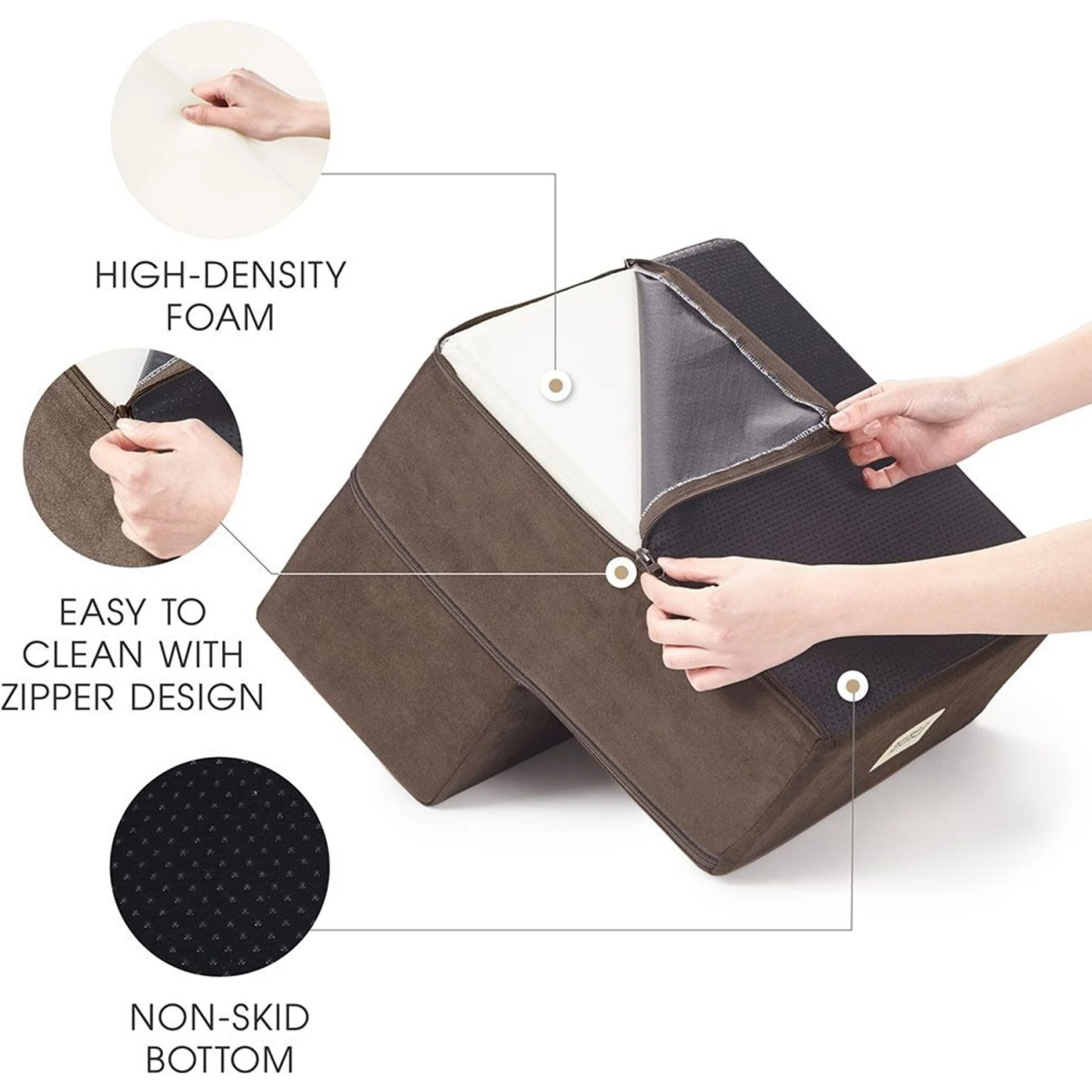 Friends Forever Milo 2-Step Non-Slip Small Dog & Cat Stairs 5 Friends Forever Milo 2-Step Non-Slip Small Dog & Cat Stairs - Image 5