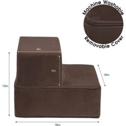 Friends Forever Milo 2-Step Non-Slip Small Dog & Cat Stairs 15 Friends Forever Milo 2-Step Non-Slip Small Dog & Cat Stairs -PetSafe Kong Shop 851406 PT7. AC SS1800 V1683836587