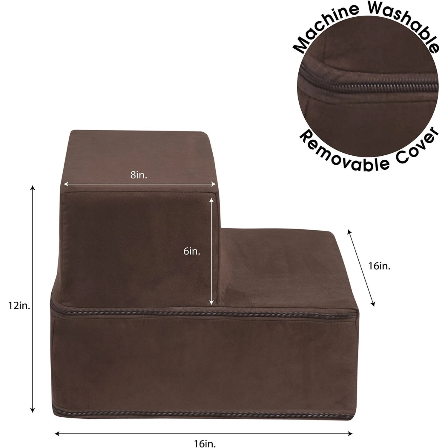 Friends Forever Milo 2-Step Non-Slip Small Dog & Cat Stairs 8 Friends Forever Milo 2-Step Non-Slip Small Dog & Cat Stairs - Image 8