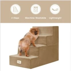 Friends Forever Milo 4-Step Non-Slip Small Dog & Cat Stairs 11 Friends Forever Milo 4-Step Non-Slip Small Dog & Cat Stairs -PetSafe Kong Shop 851478 PT3. AC SS1800 V1683836844