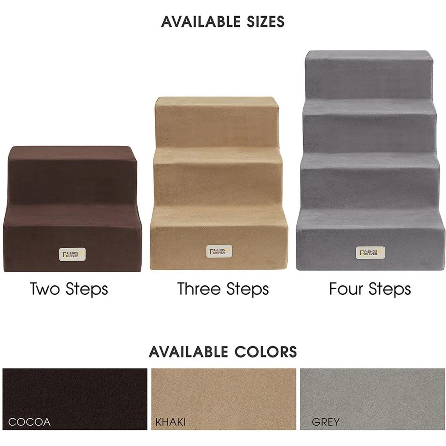 Friends Forever Milo 4-Step Non-Slip Small Dog & Cat Stairs 7 Friends Forever Milo 4-Step Non-Slip Small Dog & Cat Stairs - Image 7