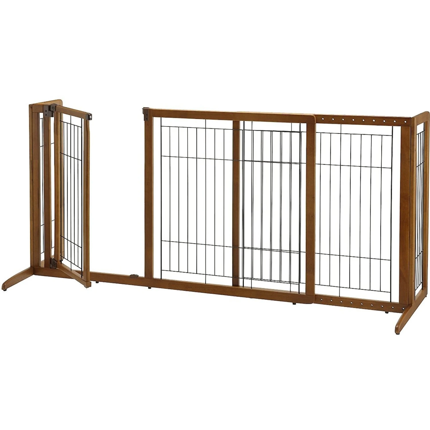 Richell Deluxe Freestanding Gate With Door For Dogs & Cats 4 Richell Deluxe Freestanding Gate With Door For Dogs & Cats - Image 4
