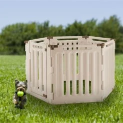 Richell 6-Panel Convertible Indoor/Outdoor Playpen For Dogs & Cats -PetSafe Kong Shop 85302 PT8. AC SS1800 V1674835151
