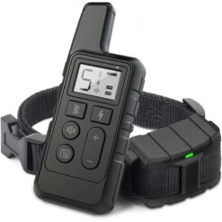 Luckypets 1640-ft Remote Range & Rechargeable With 3 Training Modes Dog Training Collar, Black