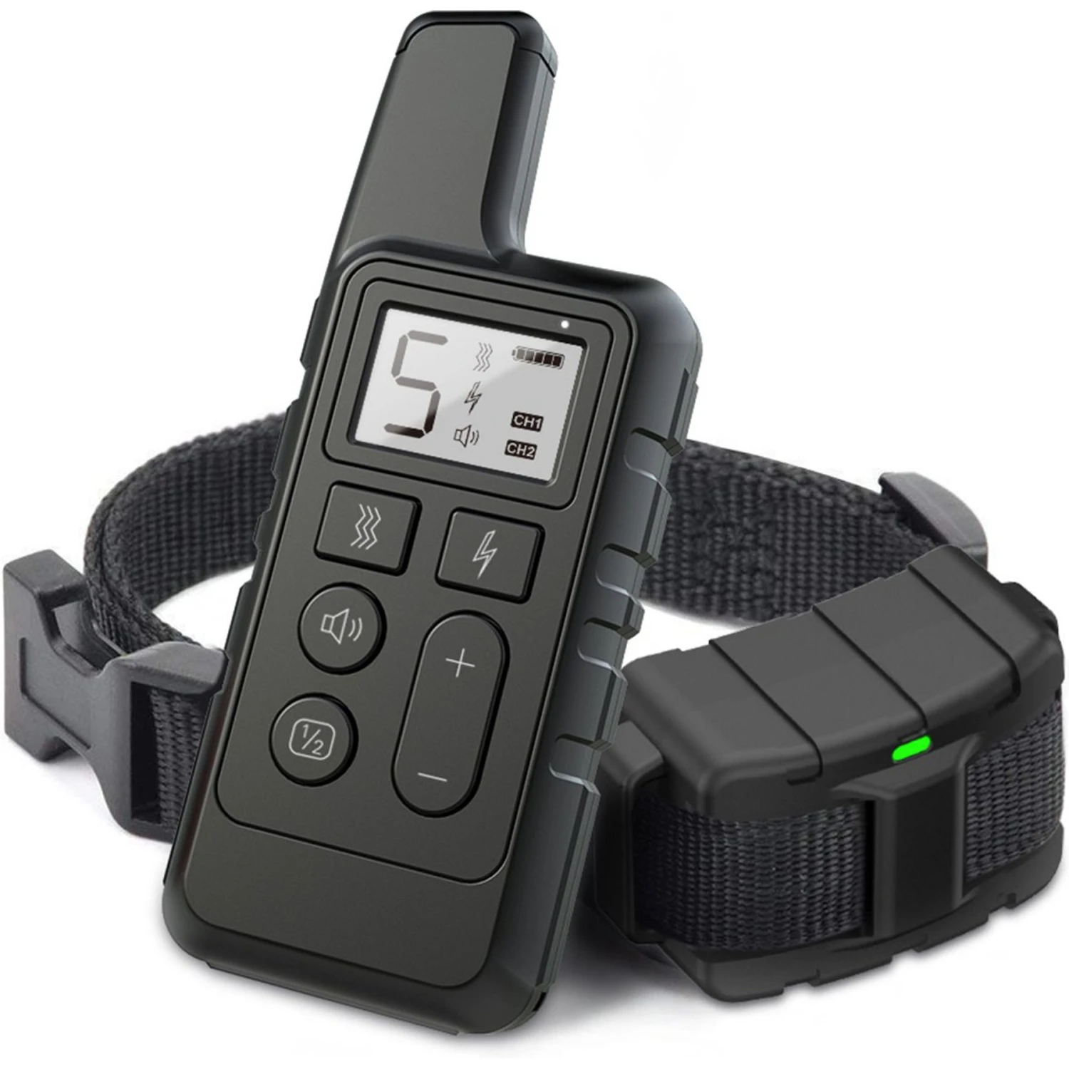 Luckypets 1640-ft Remote Range & Rechargeable With 3 Training Modes Dog Training Collar, Black 1 Luckypets 1640-ft Remote Range & Rechargeable With 3 Training Modes Dog Training Collar, Black