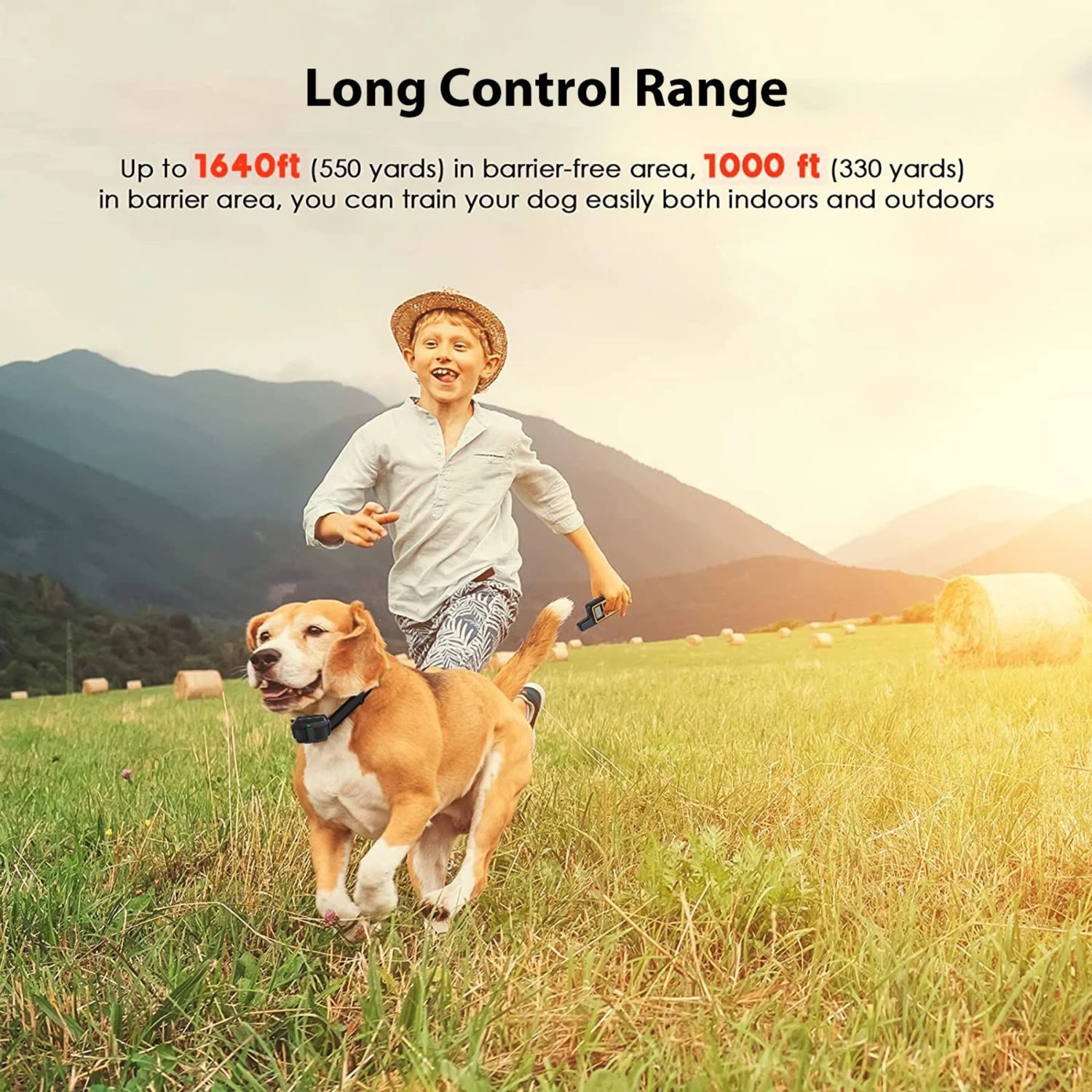 Luckypets 1640-ft Remote Range & Rechargeable With 3 Training Modes Dog Training Collar, Black 5 Luckypets 1640-ft Remote Range & Rechargeable With 3 Training Modes Dog Training Collar, Black - Image 5