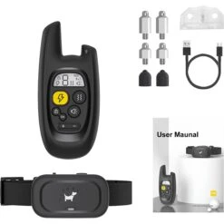 Luckypets Rechargeable Training Collar With Beep, Vibration & Shock Training Modes Dog Collar, Black -PetSafe Kong Shop 853566 PT8. AC SS1800 V1687455024