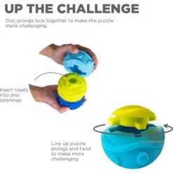 Outward Hound Treat Locking Discs Dispenser Puzzle Dog Toy, Multiple Colors -PetSafe Kong Shop 855558 PT3. AC SS1800 V1686333066