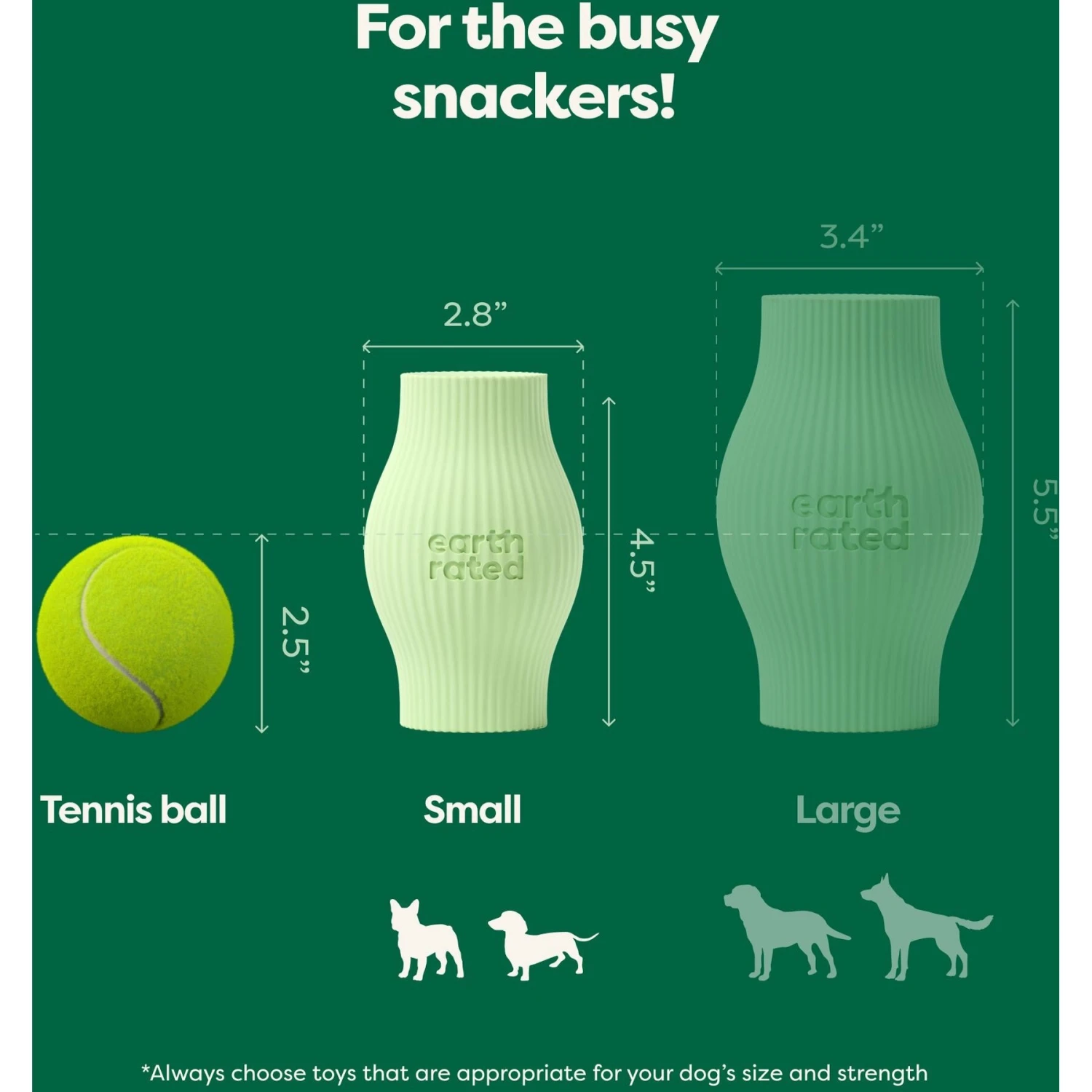 Earth Rated Treat Dispenser Dog Toy 3 Earth Rated Treat Dispenser Dog Toy - Image 3