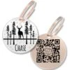 PawFurEver Personalized Engraved With QR Code Dog & Cat Tag