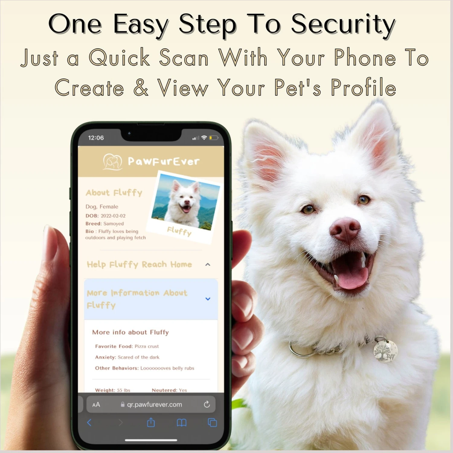 PawFurEver Personalized Engraved With QR Code Dog & Cat Tag 2 PawFurEver Personalized Engraved With QR Code Dog & Cat Tag - Image 2