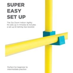 Outward Hound Zip & Zoom Indoor Agility Kit For Dogs -PetSafe Kong Shop 85937 PT2. AC SS1800 V1636514266