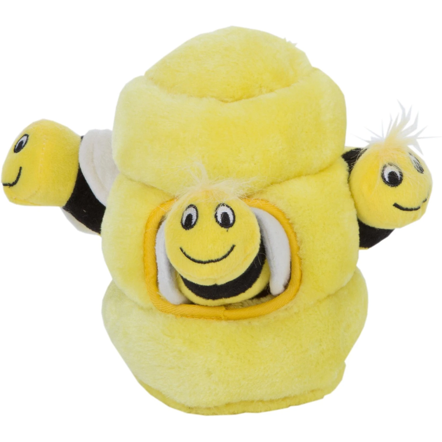 Outward Hound Hide A Bee Squeaky Puzzle Plush Dog Toy 1 Outward Hound Hide A Bee Squeaky Puzzle Plush Dog Toy