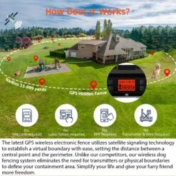 Petdiary GPS Wireless Fence System Dog Tracker, Black, Medium -PetSafe Kong Shop 867398 PT2. AC SS1800 V1689631455