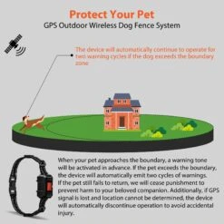 Petdiary GPS Wireless Fence System Dog Tracker, Black, Medium -PetSafe Kong Shop 867398 PT4. AC SS1800 V1689691578