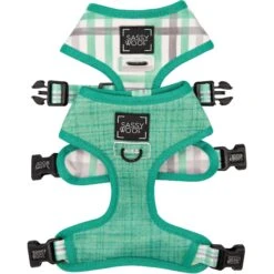 Sassy Woof Reversible Wag Your Teal Dog Harness