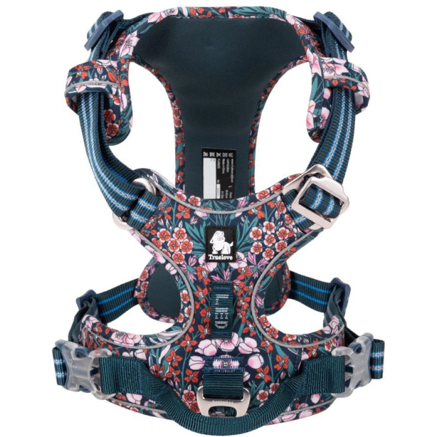 Chai's Choice Premium Floral Dog Harness 2 Chai's Choice Premium Floral Dog Harness - Image 2