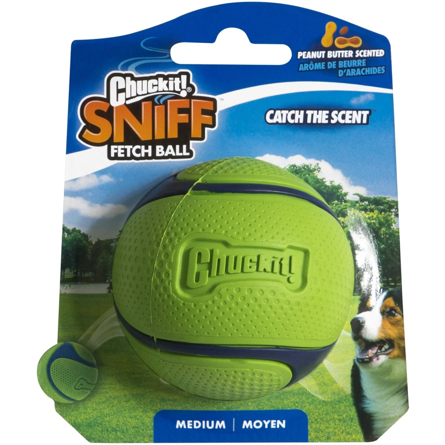 Chuckit! Sniff Fetch Ball Dog Toy, Medium 1 Chuckit! Sniff Fetch Ball Dog Toy, Medium