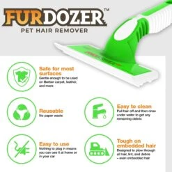 Neater Pets FurDozer X6 6-in-1 Cat & Dog Hair Remover, Green & White, 7.5-in -PetSafe Kong Shop 877870 PT5. AC SS1800 V1686942479