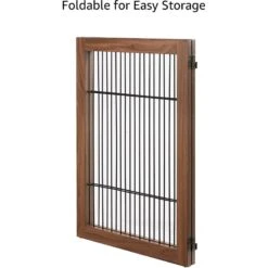 Unipaws Pet Gate Playpen 2-Panel Extension Kit, Walnut, Medium 8 Unipaws Pet Gate Playpen 2-Panel Extension Kit, Walnut, Medium -PetSafe Kong Shop 880078 PT2. AC SS1800 V1686079612