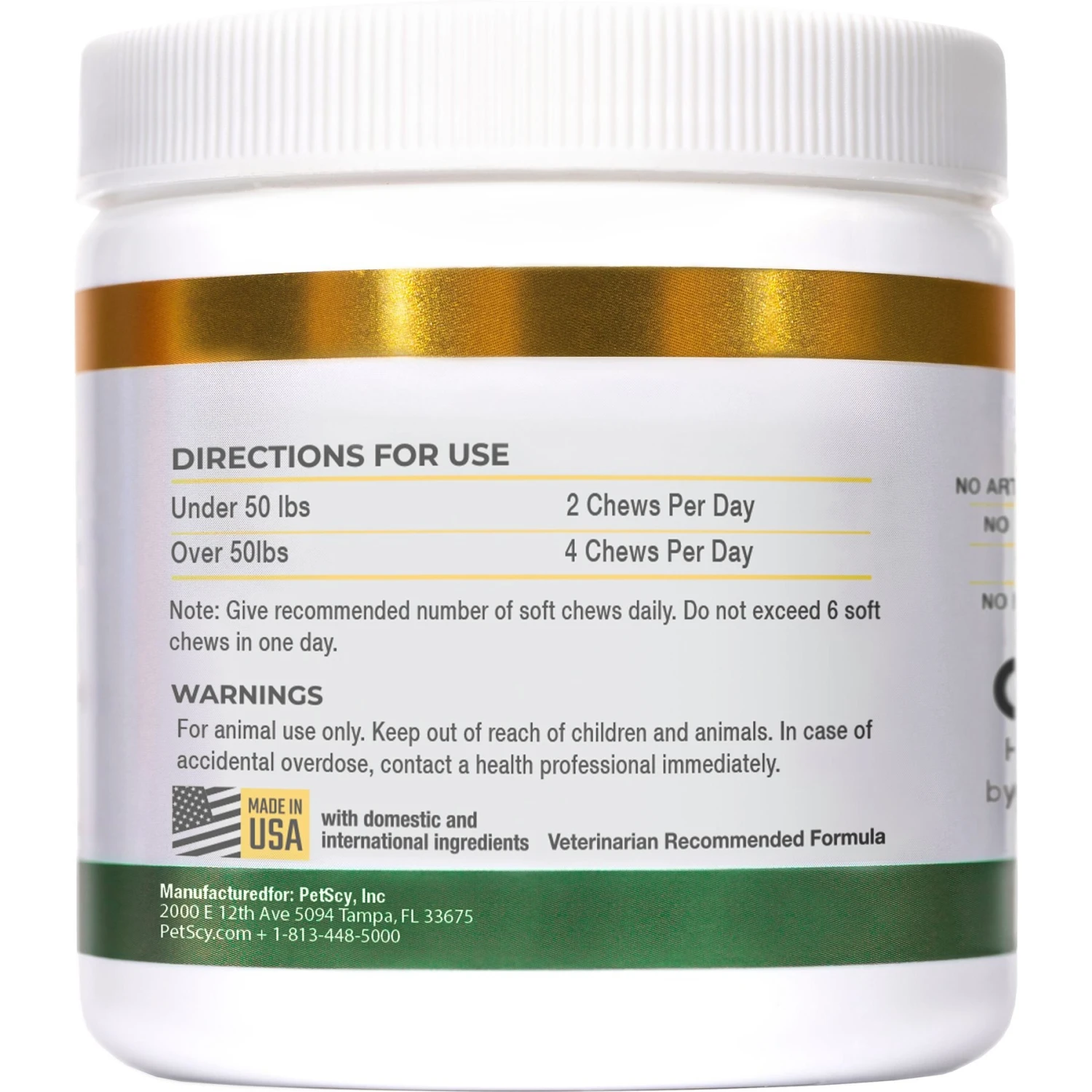 PetScy Calming Aid Dog Soft & Chew Treat 2 PetScy Calming Aid Dog Soft & Chew Treat - Image 2