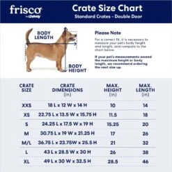 Frisco Fold & Carry Double Door Collapsible Wire Dog Crate -PetSafe Kong Shop 88789 PT2. AC SS1800 V1667228179