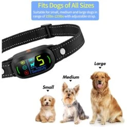 GroovyPets Smart Barking Control Waterproof Automatic Anti Bark Dog Collar, Black -PetSafe Kong Shop 889662 PT3. AC SS1800 V1688567853