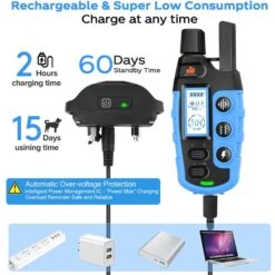 GroovyPets 1100 Yard Remote Dog Training Shock Collar, Black -PetSafe Kong Shop 889678 PT5. AC SS1800 V1688567875