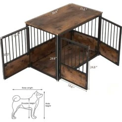 Coziwow Furnituer Style With 3 Doors Dog Crate, Esppreso, Large 11 Coziwow Furnituer Style With 3 Doors Dog Crate, Esppreso, Large -PetSafe Kong Shop 891822 PT3. AC SS1800 V1688074060