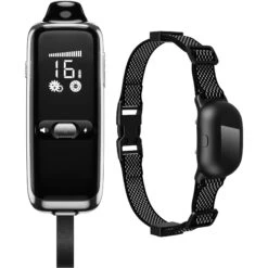 Petdiary T300 Waterproof Dog Remote Training Collar, Black