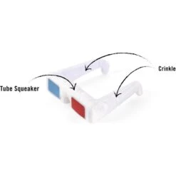 P.L.A.Y. Pet Lifestyle And You Hollywoof Cinema Collection 3Dog Glasses Plush Squeaky Dog Toy -PetSafe Kong Shop 895966 PT2. AC SS1800 V1689966470