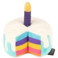P.L.A.Y. Pet Lifestyle And You Party Time Mini Cake Plush Squeaky Dog Toy, X-Small -PetSafe Kong Shop 896302 PT1. AC SS1800 V1689795105