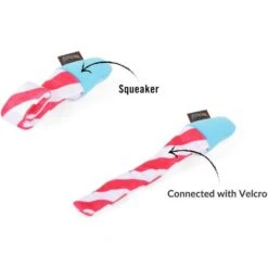 P.L.A.Y. Pet Lifestyle And You Party Time Mini Party Horn Plush Squeaky Dog Toy, X-Small -PetSafe Kong Shop 896334 PT2. AC SS1800 V1689965022