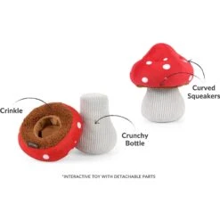 P.L.A.Y. Pet Lifestyle And You Blooming Buddies Set Plush Squeaky Dog Toy, 5 Count -PetSafe Kong Shop 896654 PT2. AC SS1800 V1695593826