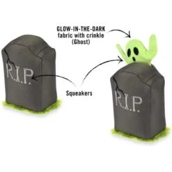 P.L.A.Y. Pet Lifestyle And You Howling Haunts Ghoulishgrave Plush Squeaky Dog Toy -PetSafe Kong Shop 896982 PT3. AC SS1800 V1689795518