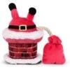 P.L.A.Y. Pet Lifestyle And You Merry Woofmas Collection Clumsy Claus Plush Squeaky Dog Toy