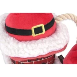 P.L.A.Y. Pet Lifestyle And You Merry Woofmas Collection Clumsy Claus Plush Squeaky Dog Toy -PetSafe Kong Shop 897078 PT2. AC SS1800 V1689794537