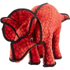 Tuffy's Dinosaur Triceratops Plush Dog Toy -PetSafe Kong Shop 90129 PT4. AC SS1800 V1589560875