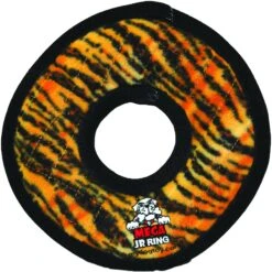 Tuffy's Mega Junior Ring Squeaky Plush Dog Toy