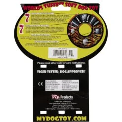 Tuffy's Mega Junior Ring Squeaky Plush Dog Toy -PetSafe Kong Shop 90136 PT6. AC SS1800 V1589560939